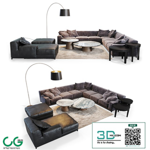 FRIEMAN MODULAR SET BY MERIDIANI